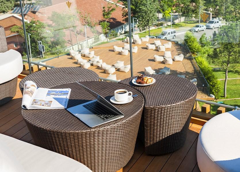 Tasigo Eskisehir Exterior photo The rooftop terrace